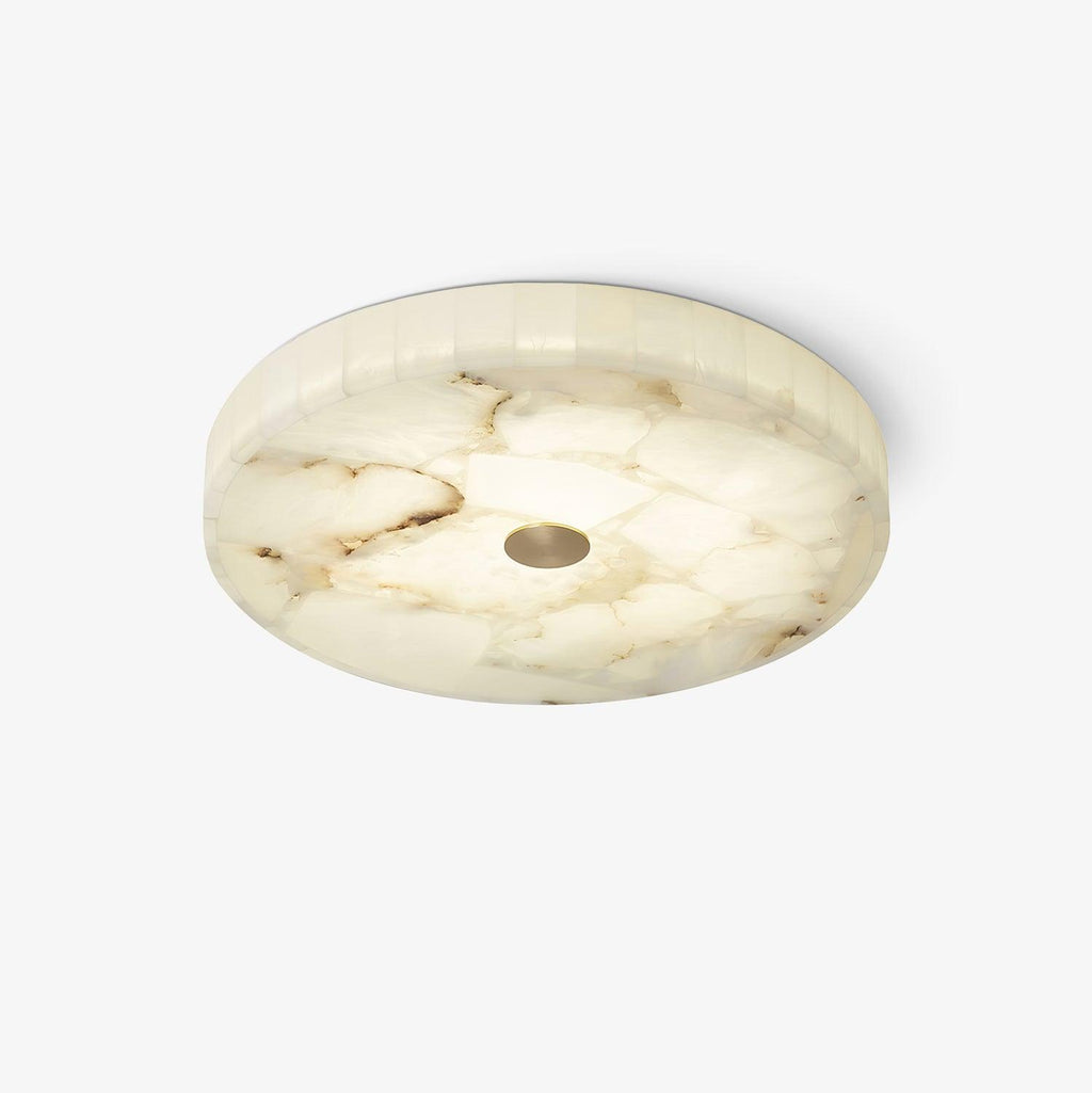 Lampada da Soffitto Rotonda in Alabastro Delya