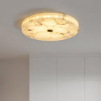 Lampada da Soffitto Rotonda in Alabastro Delya