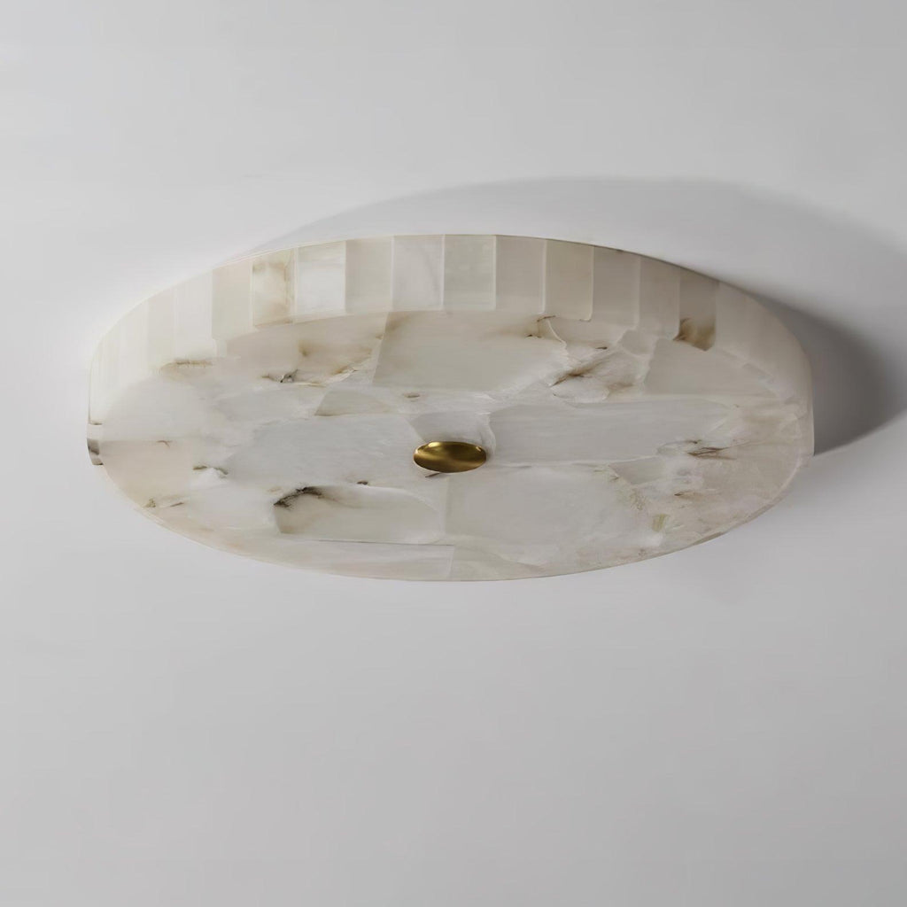Lampada da Soffitto Rotonda in Alabastro Delya