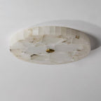 Lampada da Soffitto Rotonda in Alabastro Delya