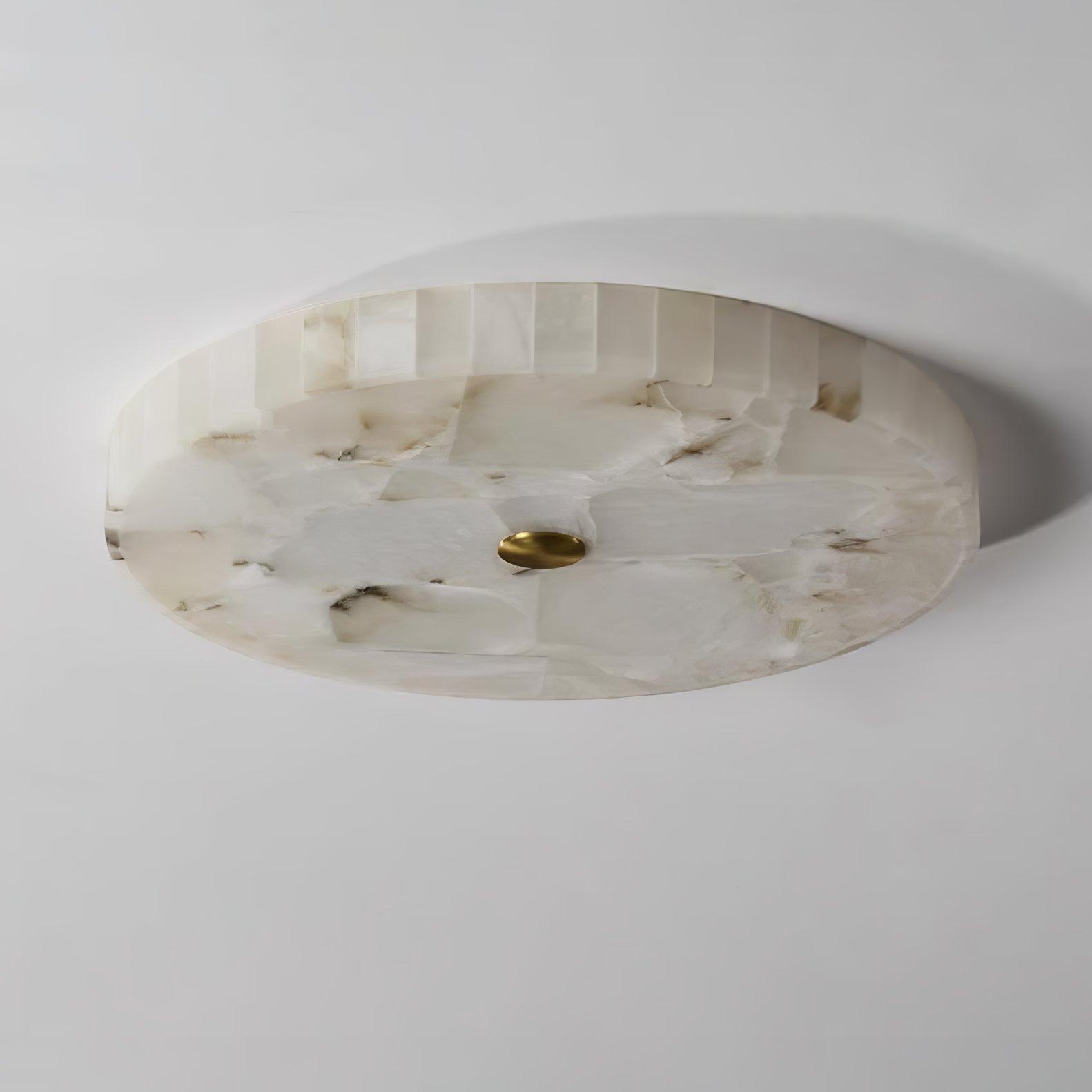 Lampada da Soffitto Rotonda in Alabastro Delya
