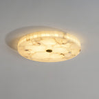 Lampada da Soffitto Rotonda in Alabastro Delya