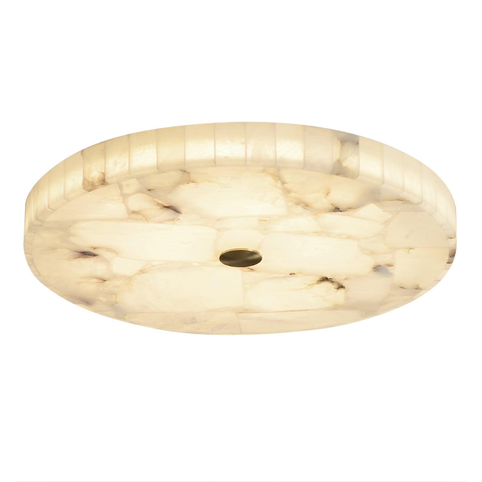 Lampada da Soffitto Rotonda in Alabastro Delya
