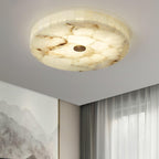 Lampada da Soffitto Rotonda in Alabastro Delya
