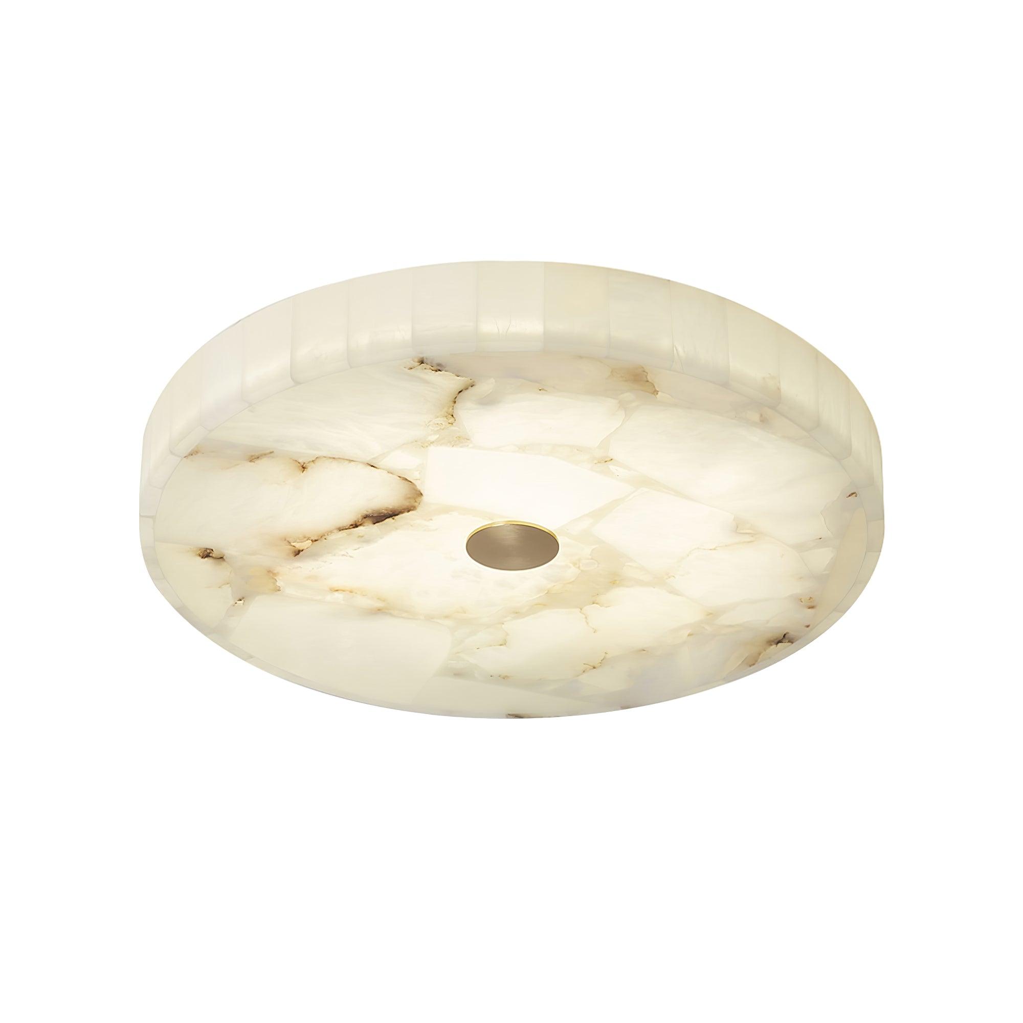 Lampada da Soffitto Rotonda in Alabastro Delya