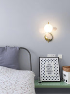 Culoren Applique Vetro Rotonda Arte Nordica