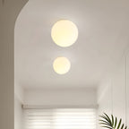 Lampada da parete moderna in vetro opaco