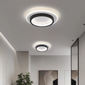 Lampada da soffitto Rouson – LED – Bianco – Ø 30 cm – Design moderno per soggiorni e corridoi