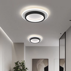 Lampada da soffitto Rouson – LED – Bianco – Ø 30 cm – Design moderno per soggiorni e corridoi