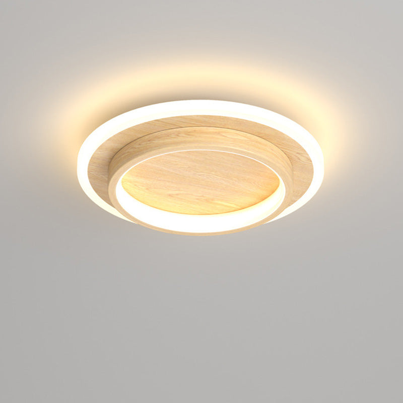 Lampada da soffitto Rouson – LED – Bianco – Ø 30 cm – Design moderno per soggiorni e corridoi
