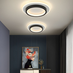 Lampada da soffitto Rouson – LED – Bianco – Ø 30 cm – Design moderno per soggiorni e corridoi