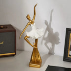 BalletGrace - Figura elegante di ballerina per l'arredamento moderno di casa e ufficio