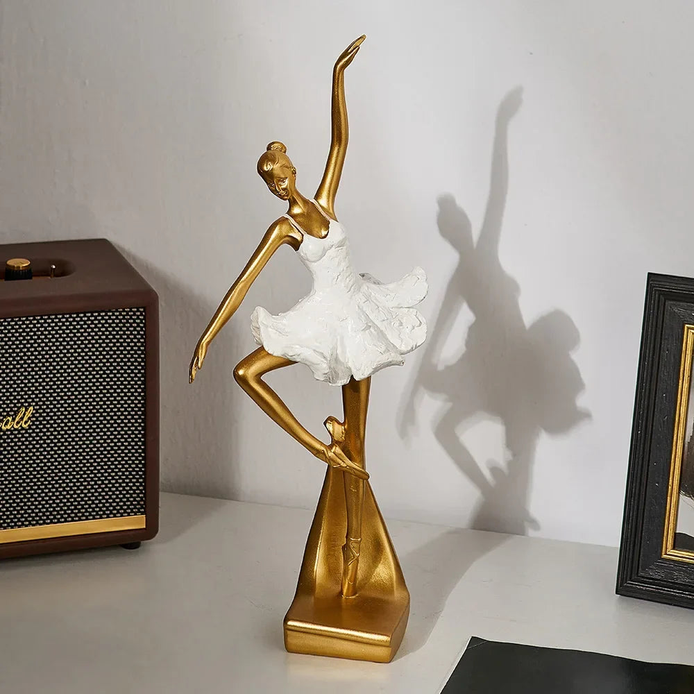 BalletGrace - Figura elegante di ballerina per l'arredamento moderno di casa e ufficio