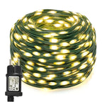 Illuminazione Natalizia a LED Impermeabile per Esterni – Catena Luminosa per Giardino e Terrazzo