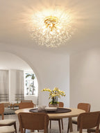 Dandeluxe Palla di Dente di Leone Lampada da Soffitto in Cristallo