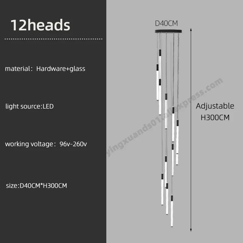 lampadario moderno sospeso per illuminazione interna design loft