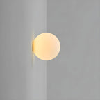 Lampada da parete moderna in vetro opaco