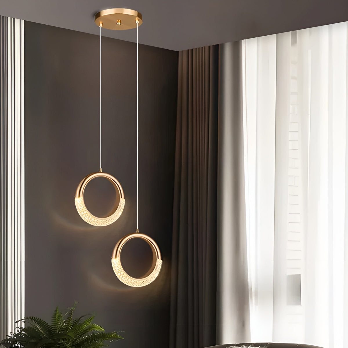 Lampada a sospensione minimalista – Moderna & Senza tempo | Illuminazione elegante per interni