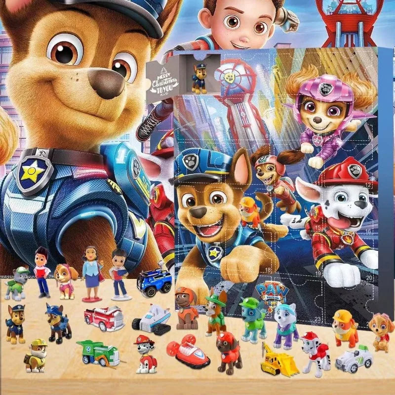 PawPatrol Joy | Calendario dell'Avvento con 24 figure magiche