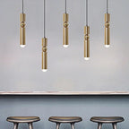 Lampada a Sospensione Oro Luxe – Elegante Lampada da Soffitto LED Minimalista