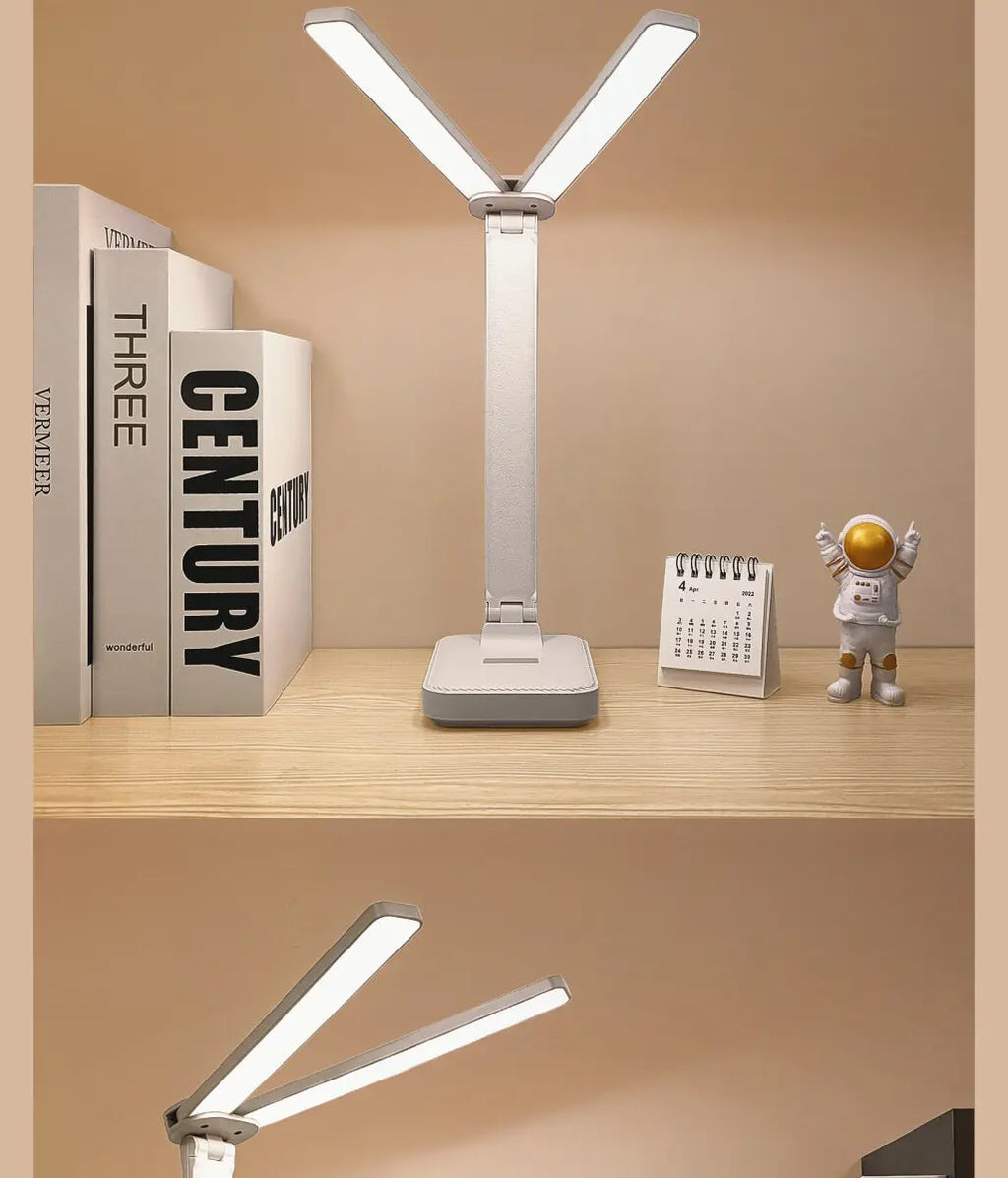 LumoFlex – Lampada da scrivania LED ricaricabile con controllo touch e design pieghevole