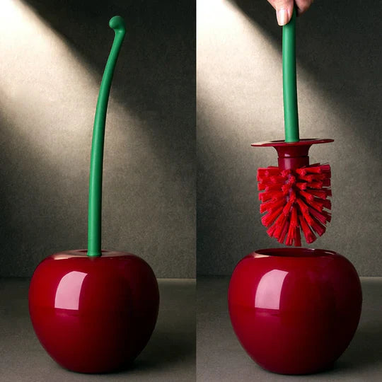 FruityFresh - Spazzola per WC ciliegia allegra e igienica