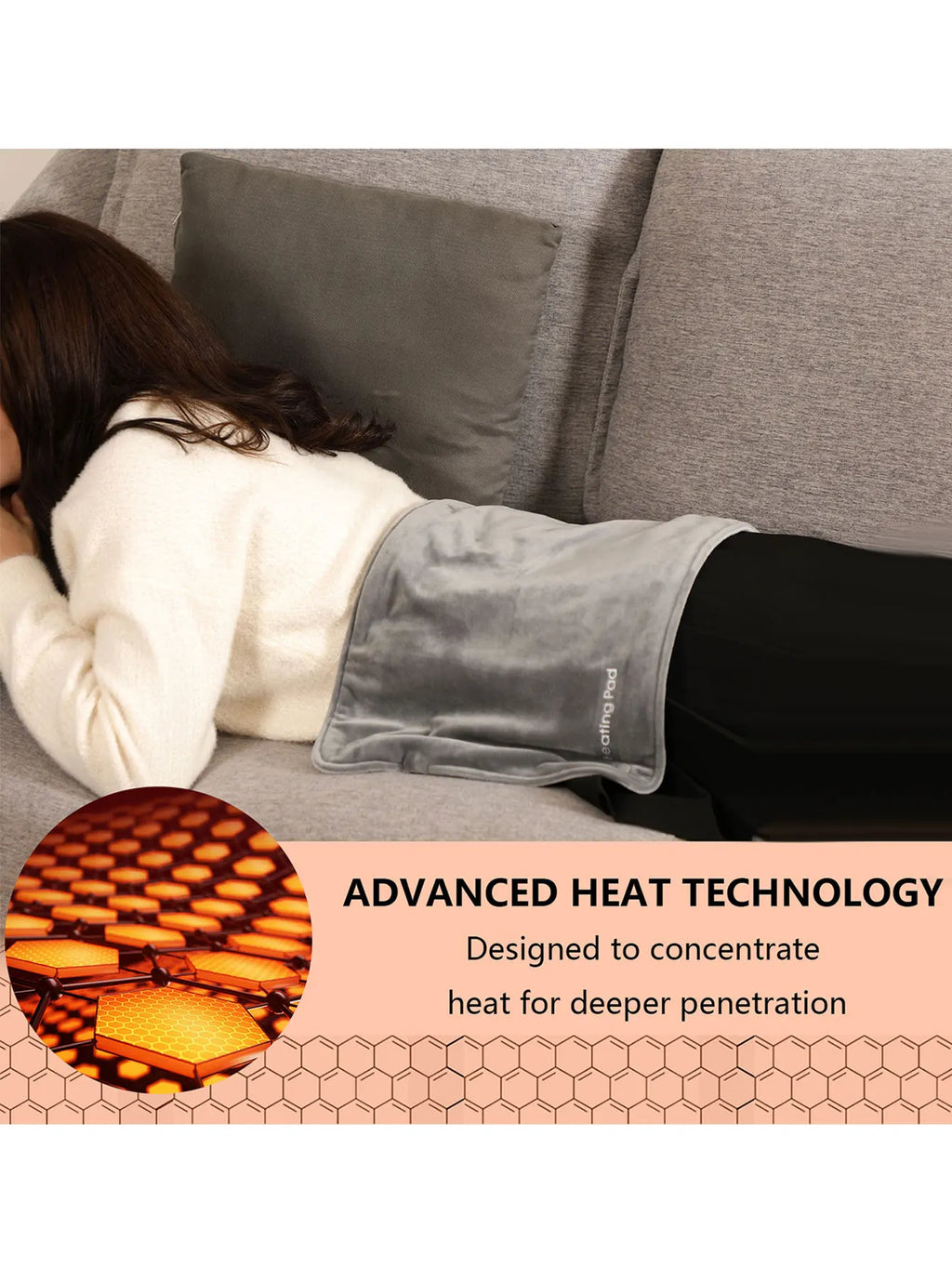 Mini Coperta Riscaldata con USB 5V – Cuscino Elettrico Riscaldante 50 x 30 cm