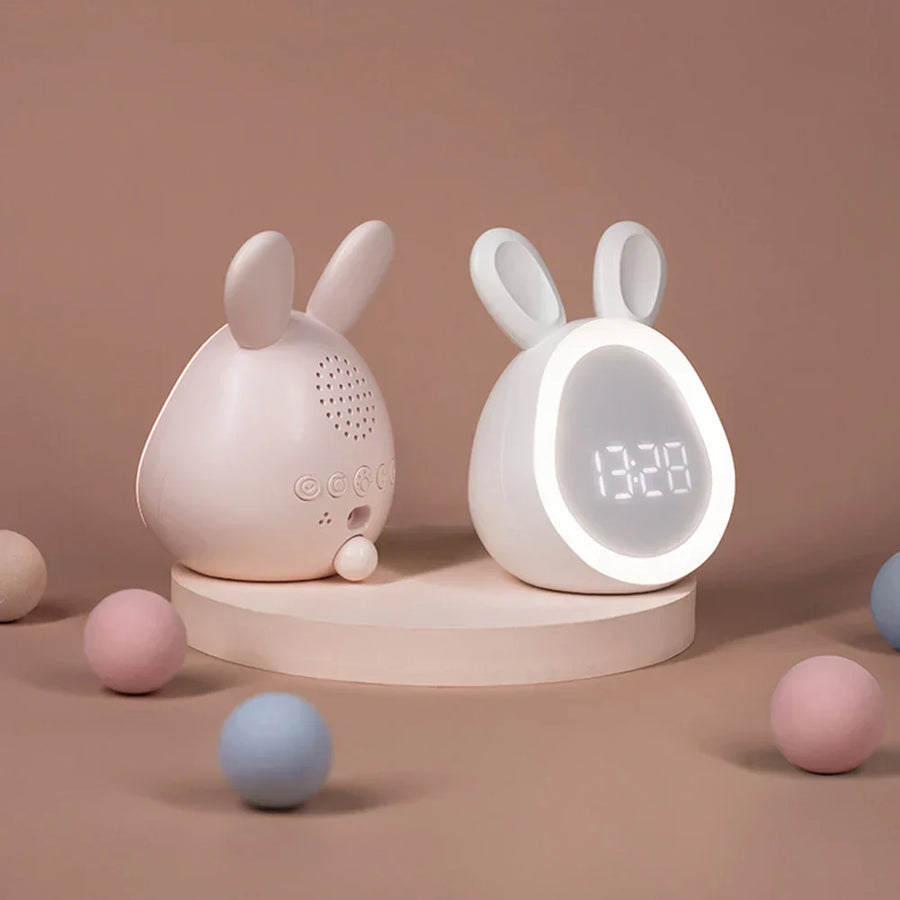 BunnyTime - Orologio Sveglia LED con Luce Regolabile per Mattine Felici