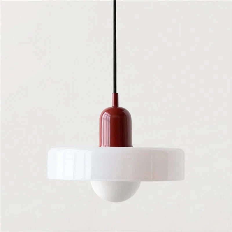 Glarefusion Moderno Lampadario in Vetro LED Stile Bauhaus