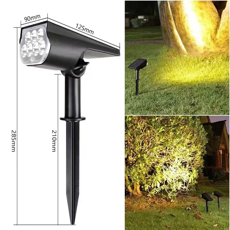 SOLARFORCE 7LED Faro Solare Regolabile