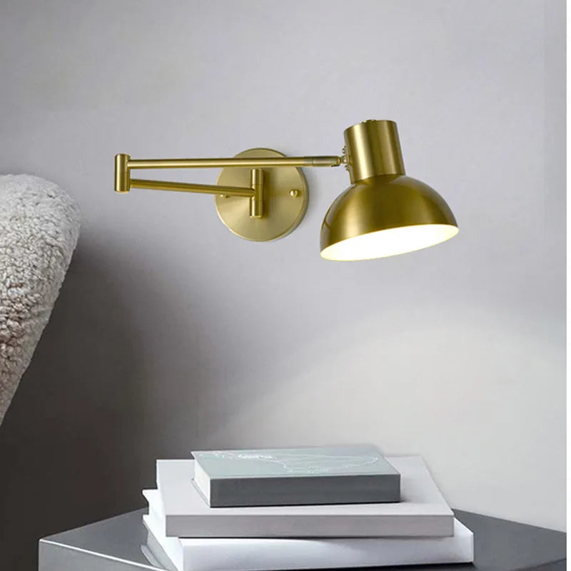 LUXARM Lampada da Parete Regolabile con Braccio Lungo
