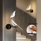 Glarefusion Modern Led Art Design Lampada da Parete con Uccello