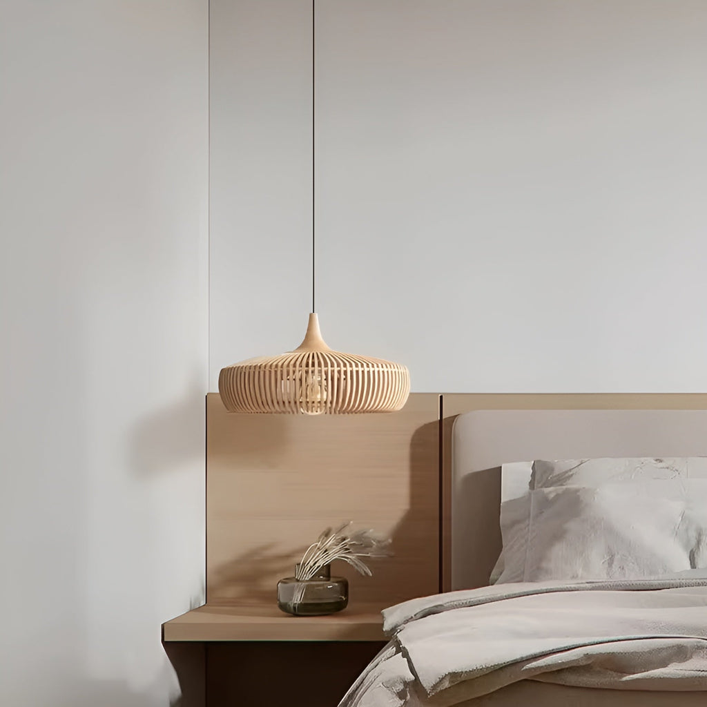 Lampada a sospensione in legno – Illuminazione di alta qualità per un ambiente accogliente