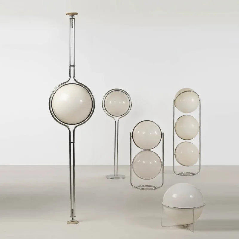 LumiSphere Art Deco LED Bol Lampada da Terra