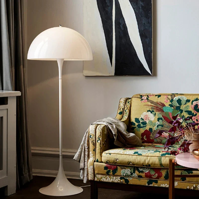 Lampada Panthella – Lampada da Tavolo Champignon di Metà Secolo con Luce Morbida Diffusa