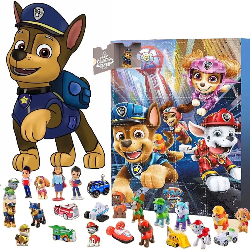 PawPatrol Joy | Calendario dell'Avvento con 24 figure magiche