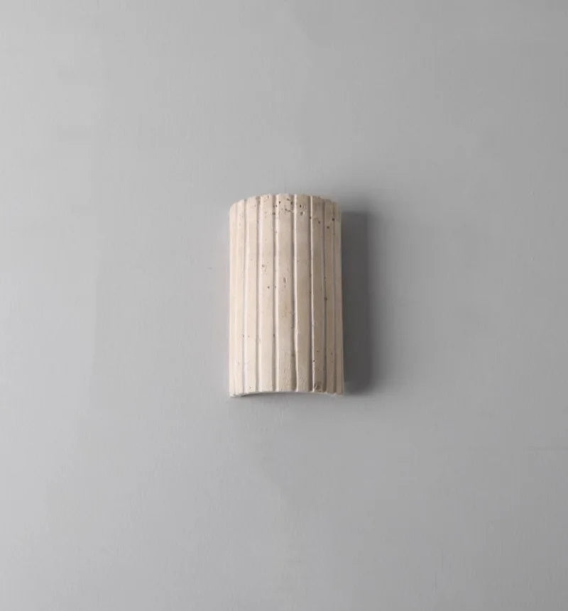 TerraLume Wabi-Sabi Travertino Lampada da Parete LED