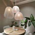 Lampadario in tessuto elegante wabi-sabi