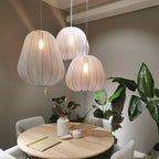 Lampadario in tessuto elegante wabi-sabi