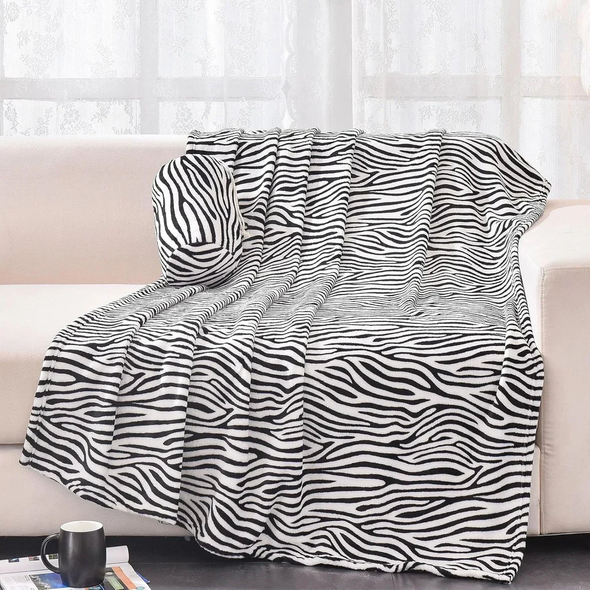 Coperta in Fleece con Stampa Leopardo – Plaid Super Morbido per Maggiore Comfort