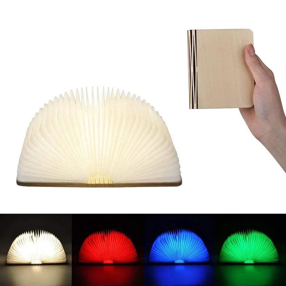 BookLight - Elegante lampada pieghevole per libri per un arredamento versatile