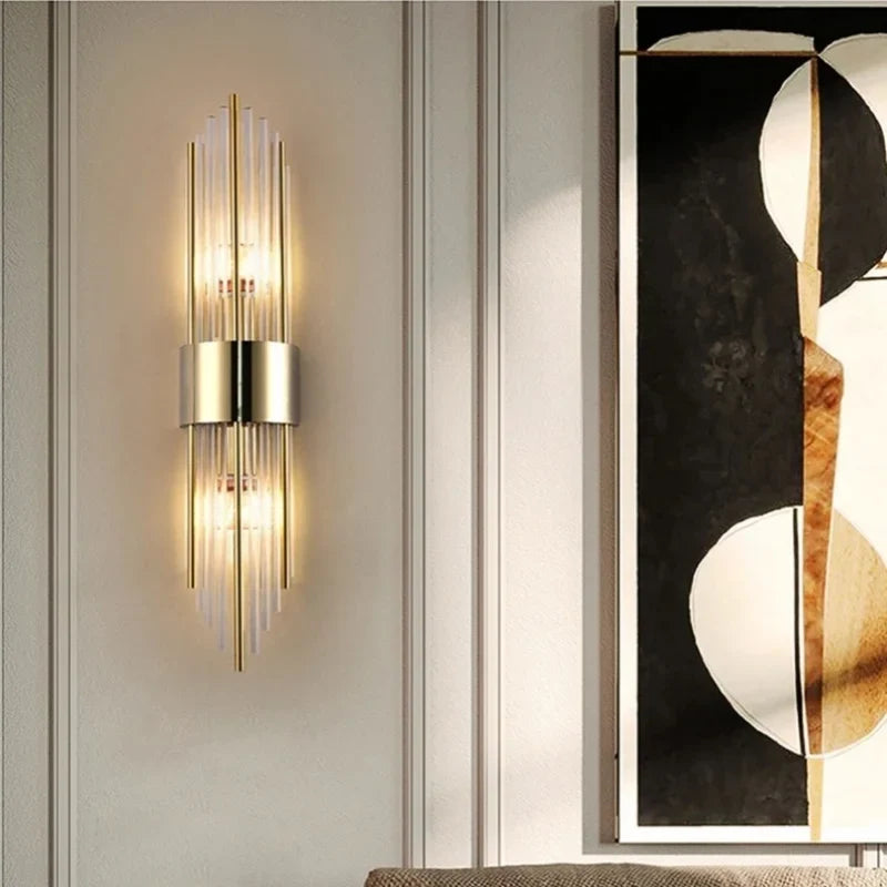 AuriLux Nordic Lampada da Parete in Cristallo