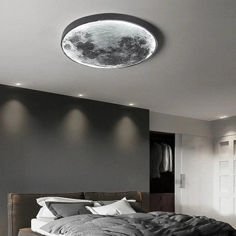 LunaGlow - Lampada da parete a LED minimalista a forma di luna per un'atmosfera accogliente