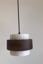 LumiTravert Applique – Design in Pietra Naturale e Legno con Interruttore a Trascinamento