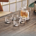 Set di Vetro Giapponese – Elegante Set per Sake e Whisky | Perfetto per Bar e Casa
