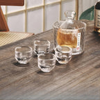 Set di Vetro Giapponese – Elegante Set per Sake e Whisky | Perfetto per Bar e Casa