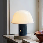 MushroomGlow - Lampada da tavolo ricaricabile con luminosità regolabile