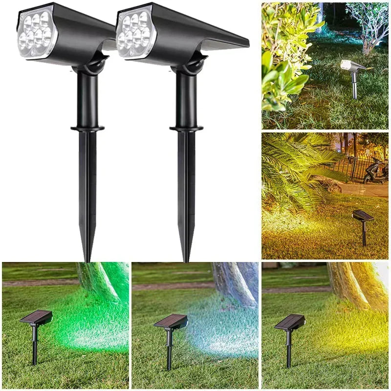 SOLARFORCE 7LED Faro Solare Regolabile