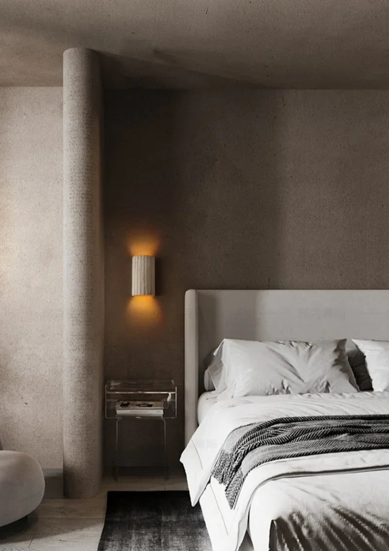 TerraLume Wabi-Sabi Travertino Lampada da Parete LED