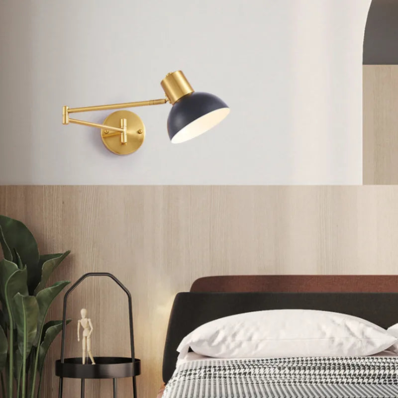 LUXARM Lampada da Parete Regolabile con Braccio Lungo